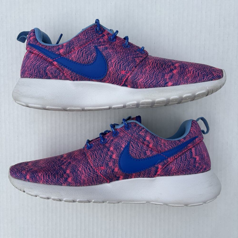 Nike Roshe Running Shoes Pink kids Size 7 Sneaker School Preppy - Picture 5 of 11
